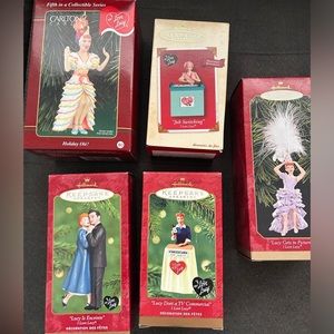 MIB Hallmark I Love Lucy Ornaments
